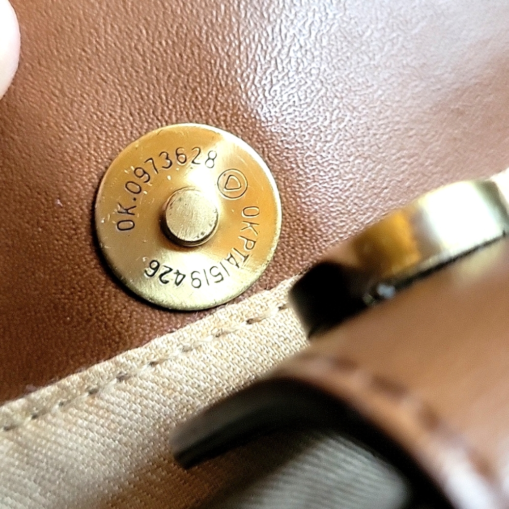 Fossil Desert Stripe Canvas & Leather Shoulder Bag - image 7